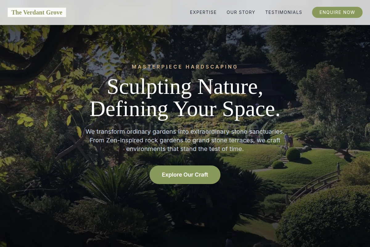 Stone Garden Design